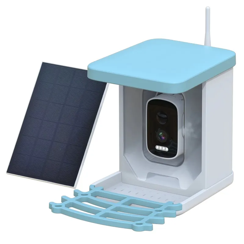 

Smart Identification Wild Bird Feeder Wireless WiFi Solar 128G Storage TF Card Smart Bird Feeder with Camera AI