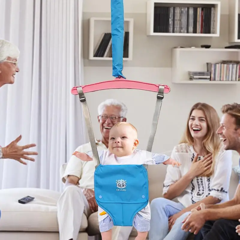 Baby-Hüpfersitz, Kleinkind-Stehtür-Übungsgerät für aktive Babys, Kinder springen und haben einen lustigen Spielzeug-Schaukel-Hängesattensitz