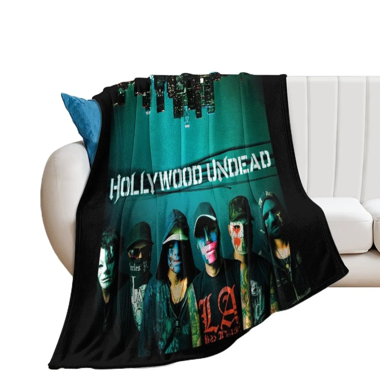 

Hollywood Undead swan songs Throw Blanket For Sofa Thin Cute Plaid bed plaid Blankets