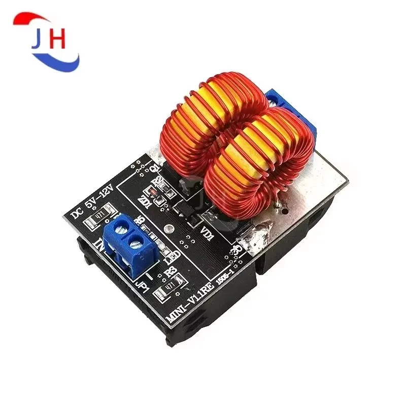 1PCS Hot Sale 5-12V 120W Mini ZVS Induction Heating Board Flyback Driver Heater DIY Cooker+ Ignition Coil