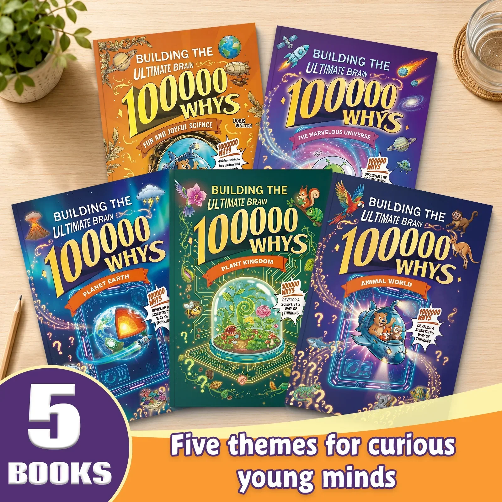 100,000 Whys Children Science Book, Answers Natural & Daily Life Questions, Kids Educational Popular Science Reading