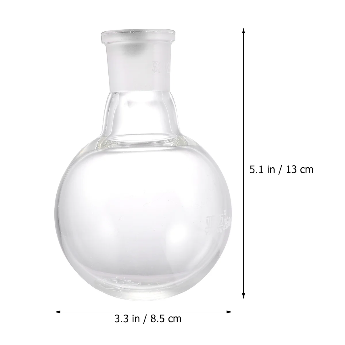1Pcs Single Neck Round Bottom Boiling Flask 250ml Laboratory Glassware Glass Flask Organic Chemistry Vacuum Heating Reaction
