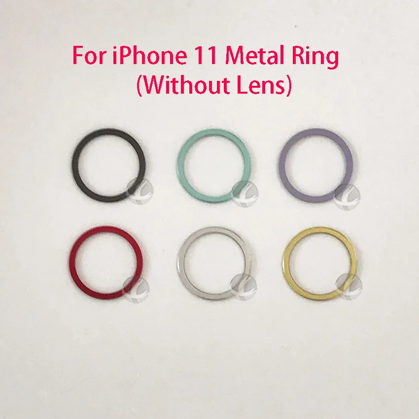 5pc / Lot Original New Metal Ring For iPhone 11 Pro Max 11P Back Camera Protector Steel Ring