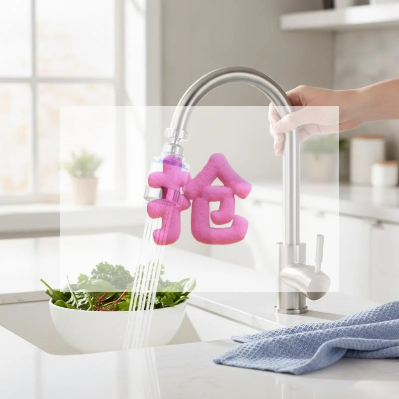 

360 Rotating Water Purifier Filter Tap Universal For Kitchen Bathroom Shower Household Filter PP Cotton High Density