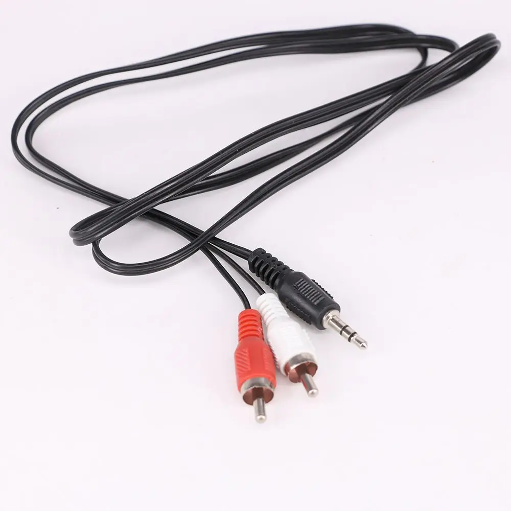7CDE Mp4 for Mobile 3.5mm jack Computer Speaker Player Audio Line Stereo 3.5mm to 2 RCA Cable