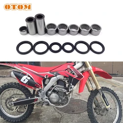 OTOM Motocross Rocker Arm Maintenance Kit Swingarm Care Parts Bearing Oil Seal Bushing For CRF250R CRF450R Motorcycle Accessory