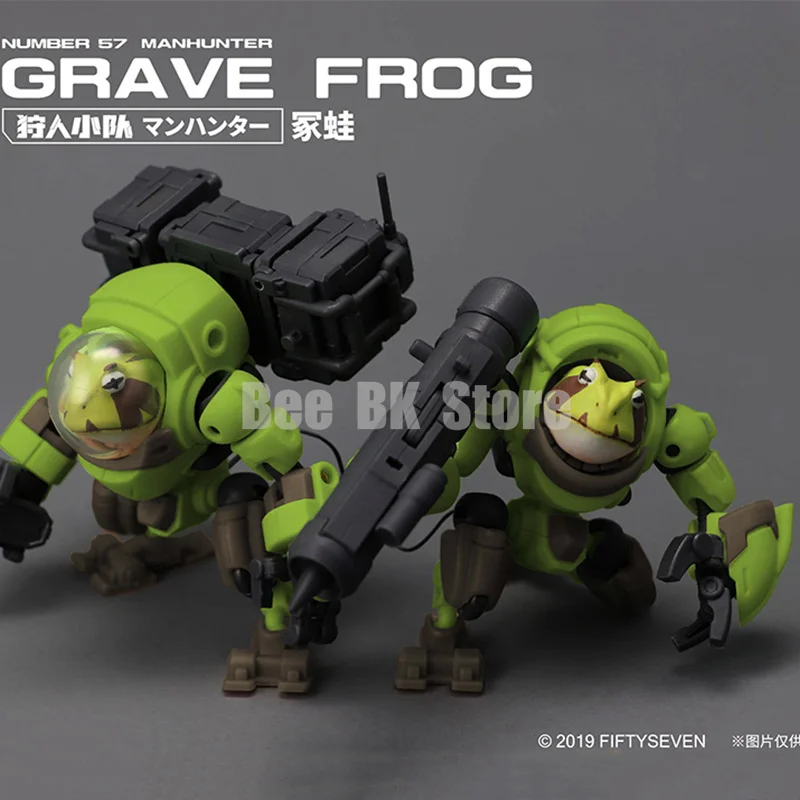 FIFTYSEVEN No. 57 Grave Frog Armored Puppet No. 57 Manhunter 1/24 체중계 휴면 창고 모델 키트, 액션 피규어 로봇 완구