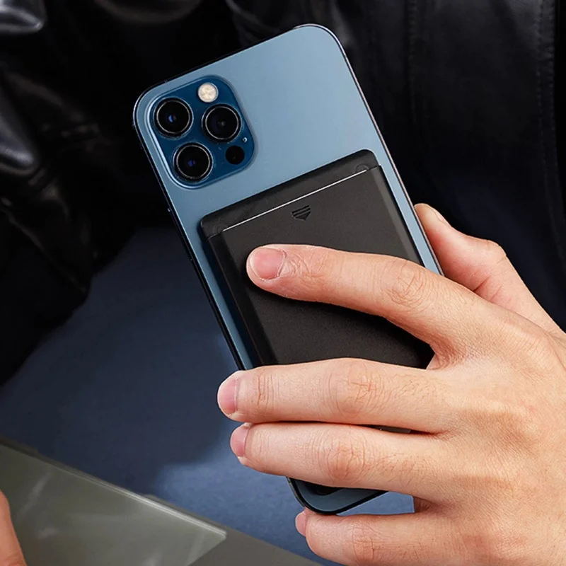 حامل بطاقة الهاتف المغناطيسي مع توسيع قبضة الهاتف ل Magsafe لاصق المحفظة المقبس بطاقة حامل الهاتف آيفون 14 15