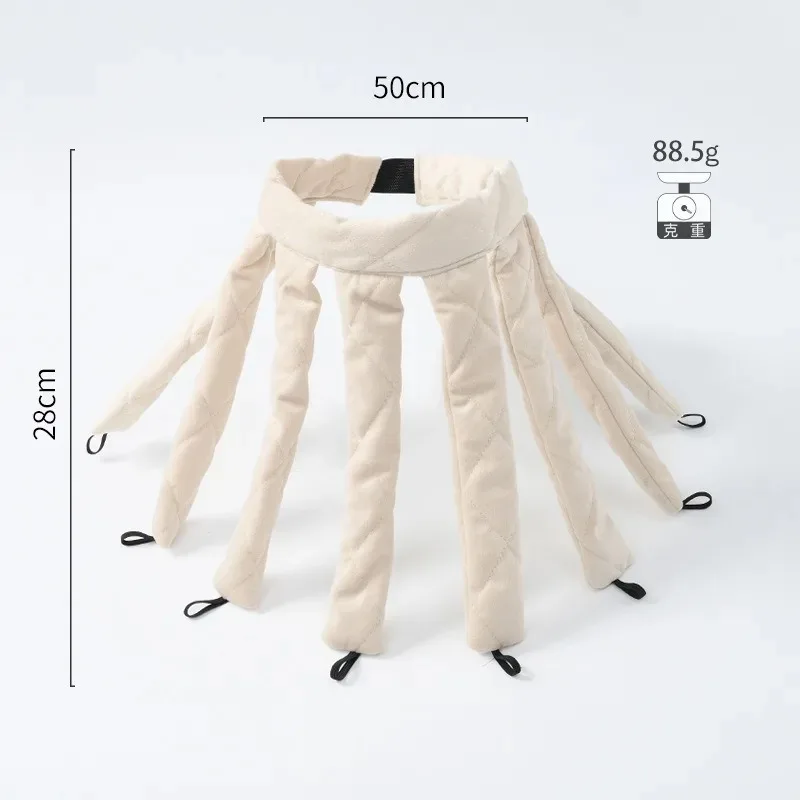 Heatless Curling Rod Headband for Lazy Hair - Silk Ribbon Soft Wave Formers for Sleeping No Heat Curls Cap Octopus Curling New