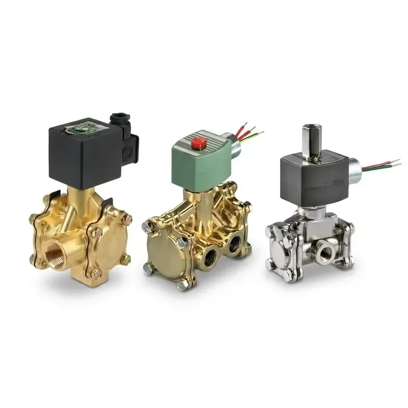 ASCO 316 Series Brass Solenoid Valve for Water Oil Gas Pneumatic Hydraulic Control Stainless Steel Body Industrial Fluid
