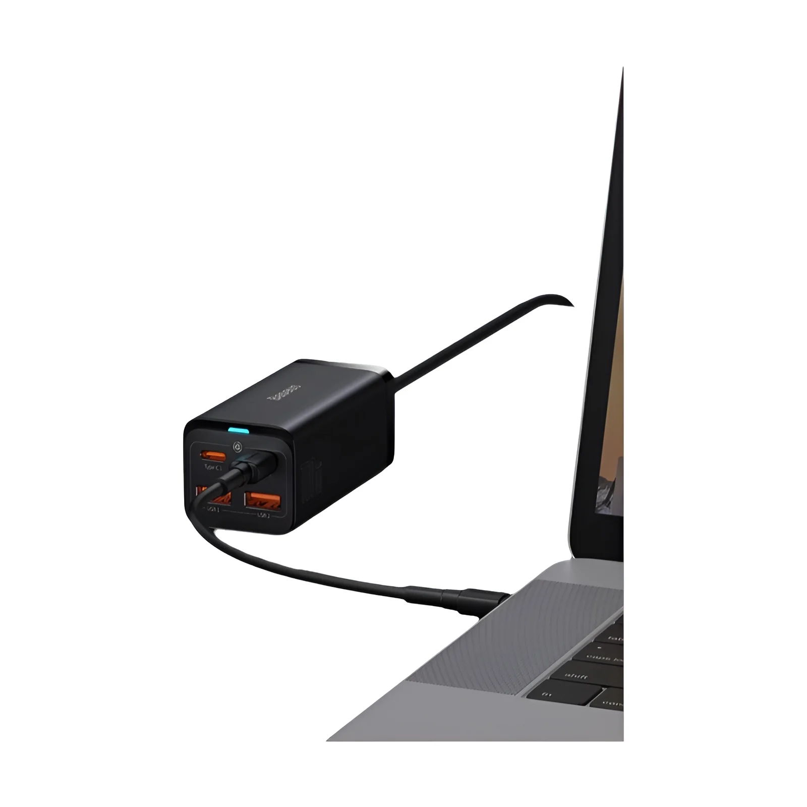 Baseus gan3 100/ 65w carregador de mesa carga rápida qc 3.04.0 usb c tipo c carregador de telefone para iphone15 huawei xiaomi macbook portátil