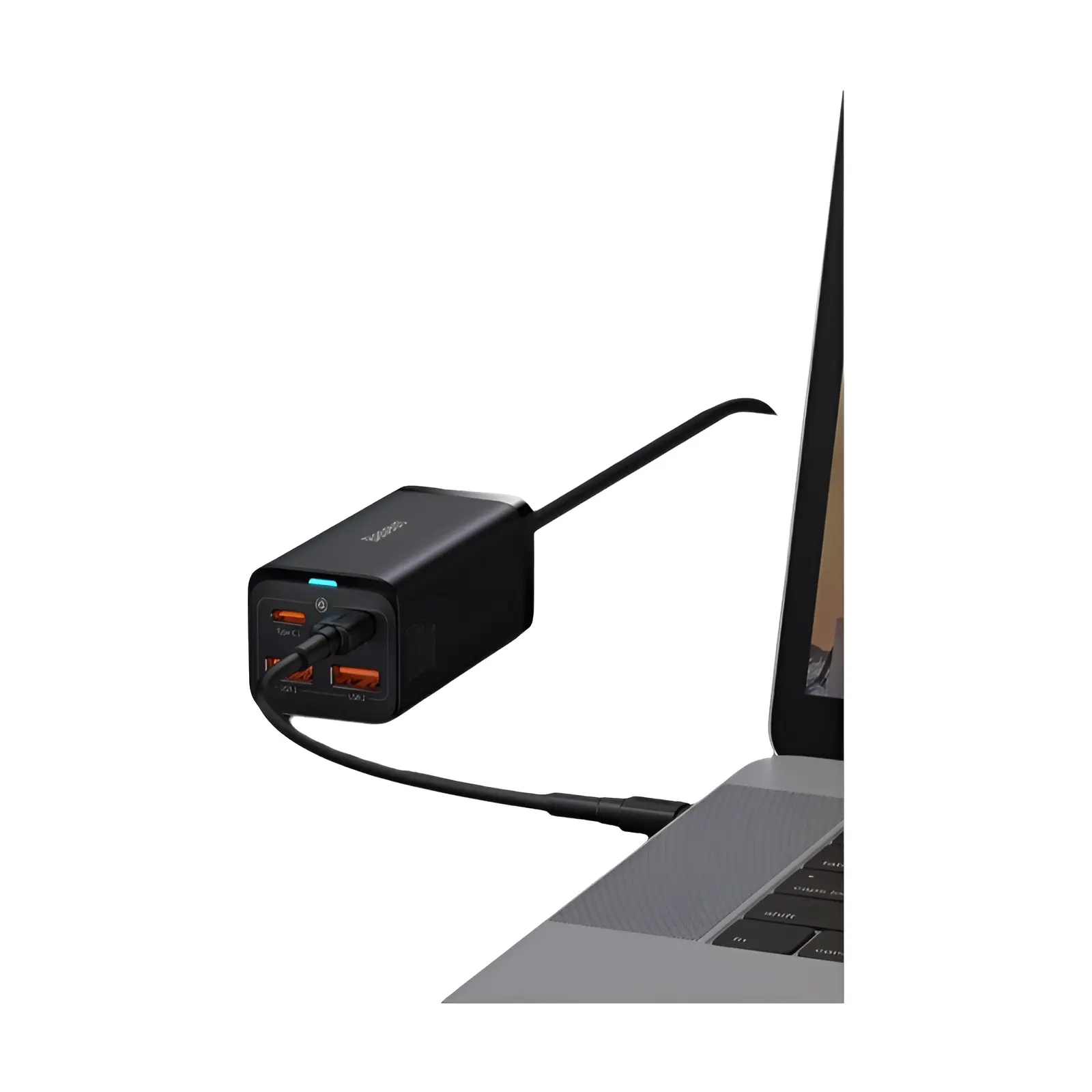 Baseus gan3 100/ 65w carregador de mesa carga rápida qc 3.04.0 usb c tipo c carregador de telefone para iphone15 huawei xiaomi macbook portátil