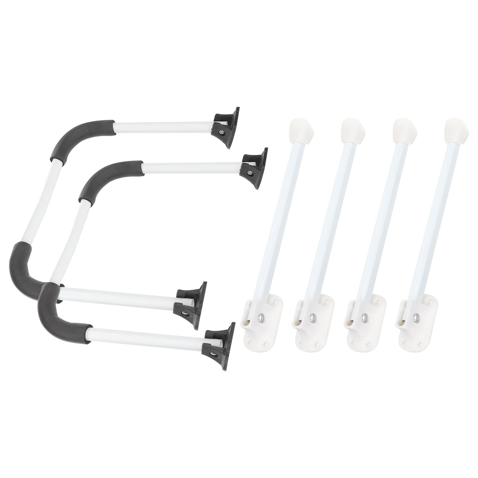 

2Sets Foldable Table Legs Metal Replaceable Desk Accessory for Coffee Laptop Night Stand Small Side Tables Small Side Table