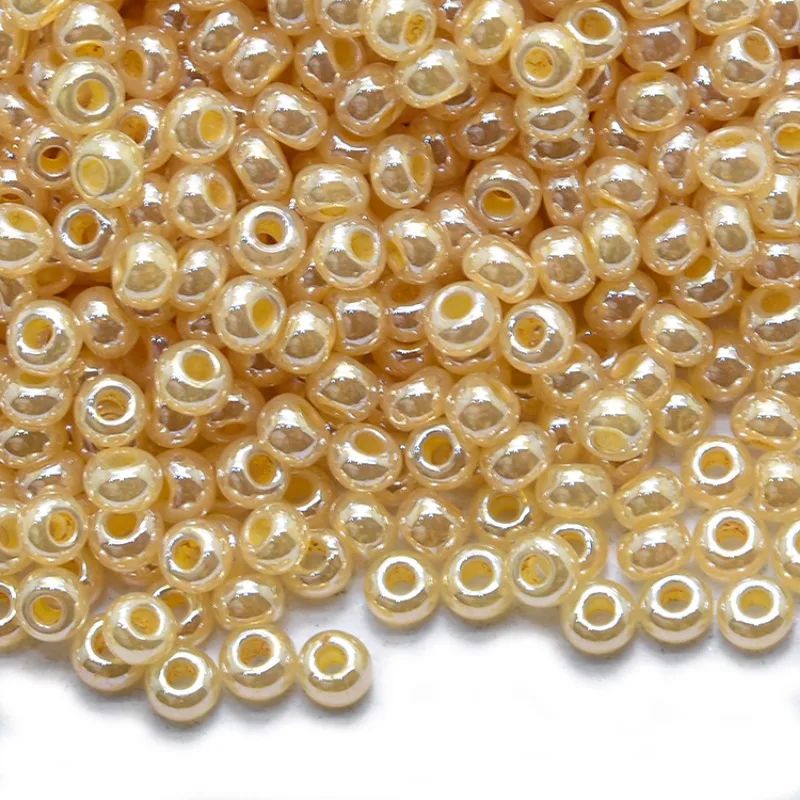 PRECIOSA Pearl Color  Round Beads Solid Color Czech Republic Glass Seed Beads for Jewelry DIY Making