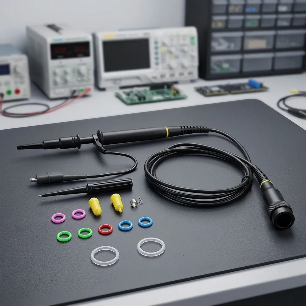 Passive Probe T3100 for Oscilloscope with For BNC Interface Supporting High Voltage Measurement up to 2500V for Circuit Analysis