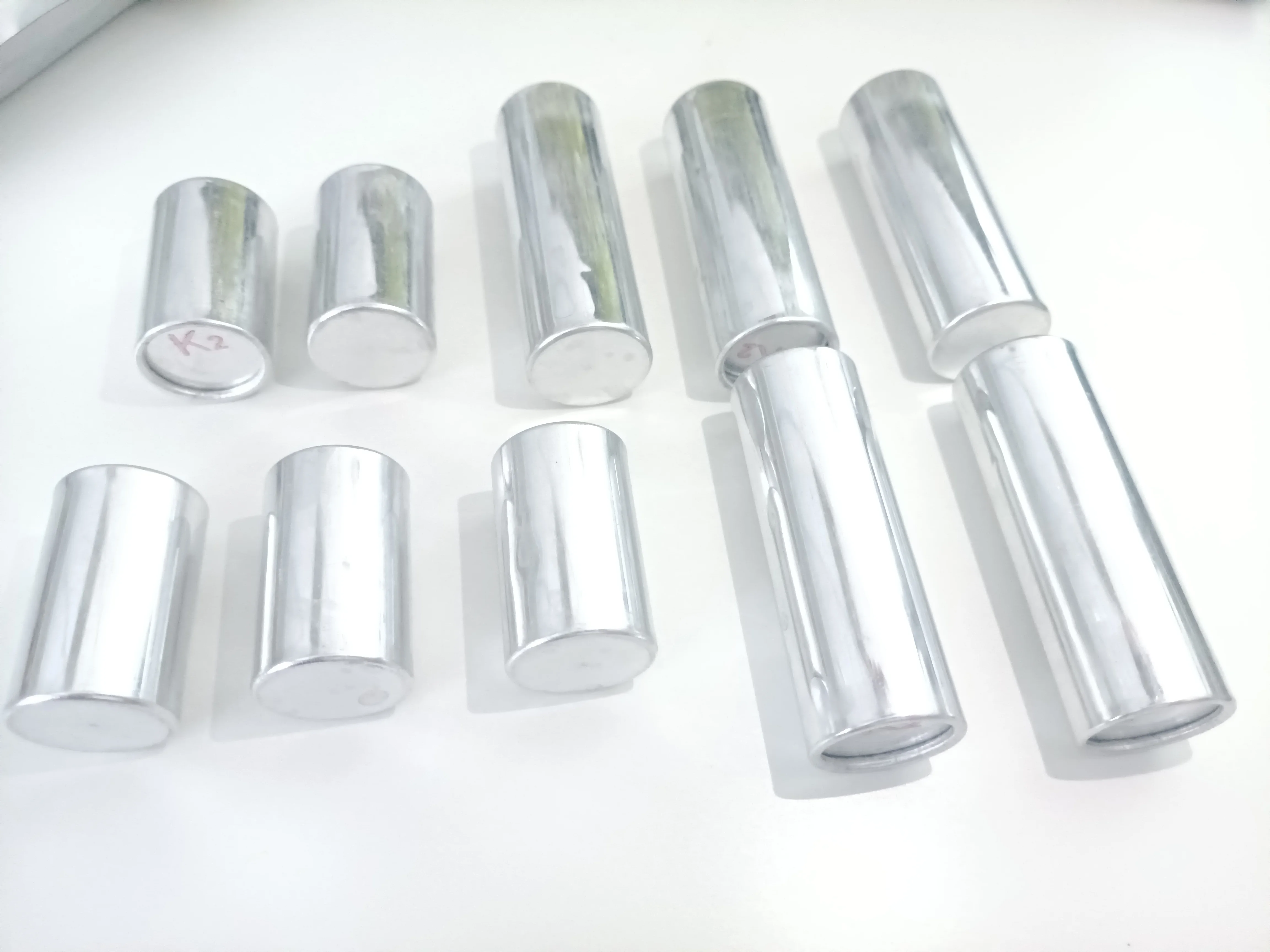 

10pcs/ Bag 25mm Dental Valplast Resin Cartridges Aluminum Tube with Lid and Denture Flexible Resin