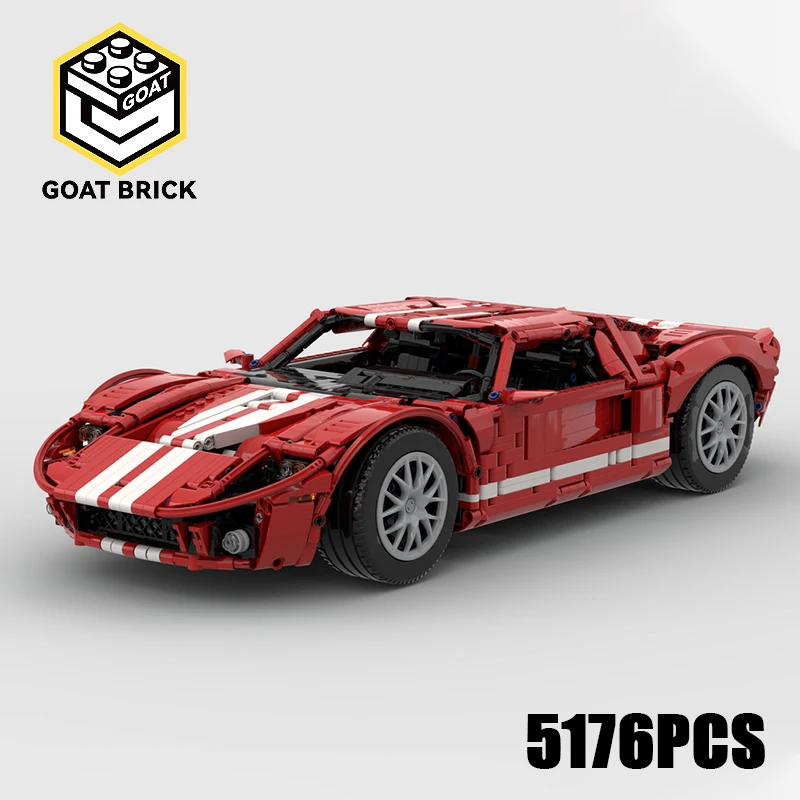 

City Car Model Moc Building Bricks Speed Sports Car GT Technology Modular Blocks Gifts Christmas Toys DIY Sets Assembly