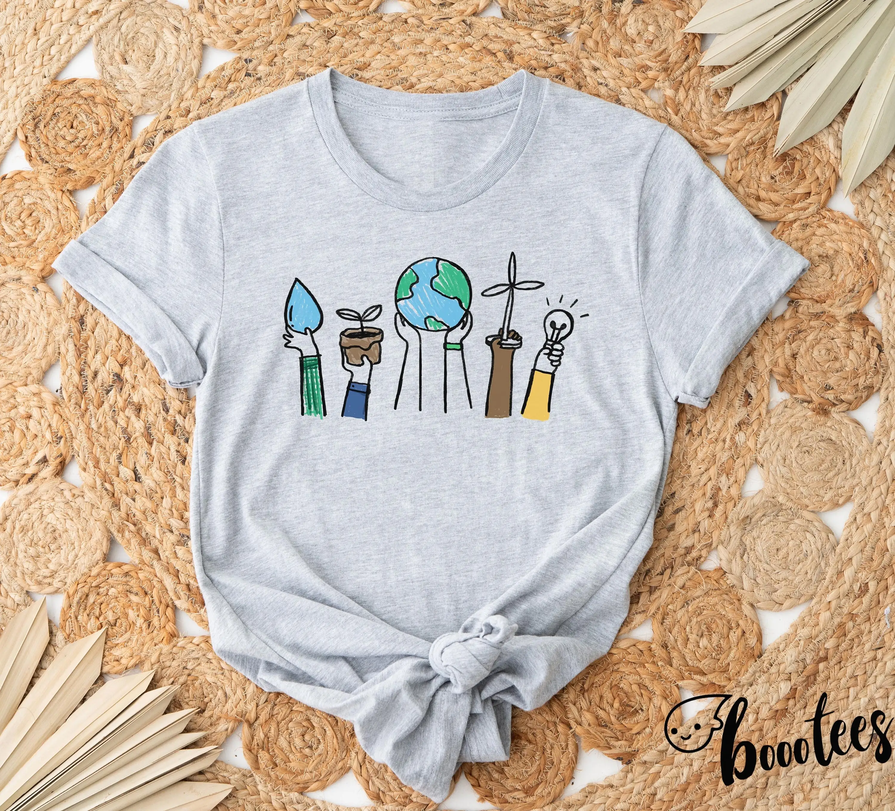 Earth Day T Shirt Climate Change Idea Present Planet Mother Love Your Home Event Renewable Energy