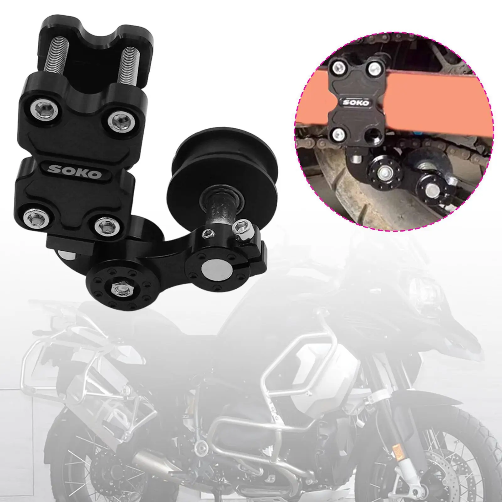 

Adjuster Chain Tensioner Motorcycle Modified Accessories Automatic Wheel Roller