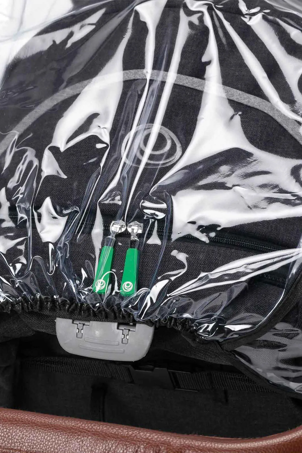 Luxe Kinderwagen Regenjas Zwart Met Rits/