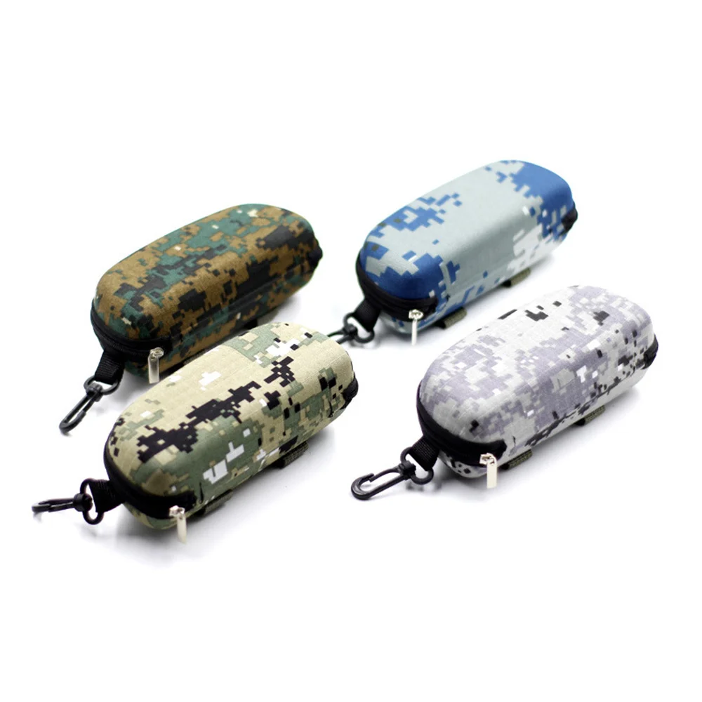 

Outdoor Sports Zipper Box Compressive Strength Portable Glasses Storage Box Camouflage Glasses Case Convenient For Hiking