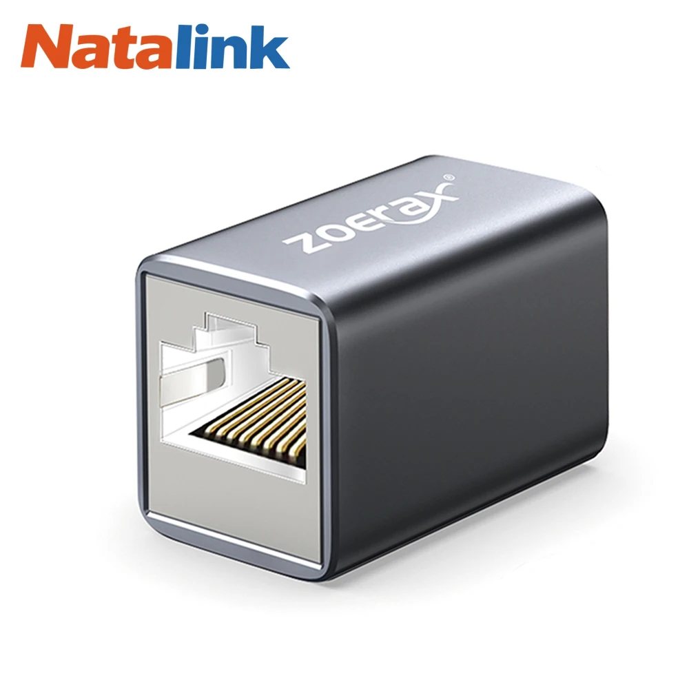 Natalink RJ45 Shielded Coupler Ethernet Extender Female to Female for CAT5 CAT6 CAT7 CAT8 Ethernet cables