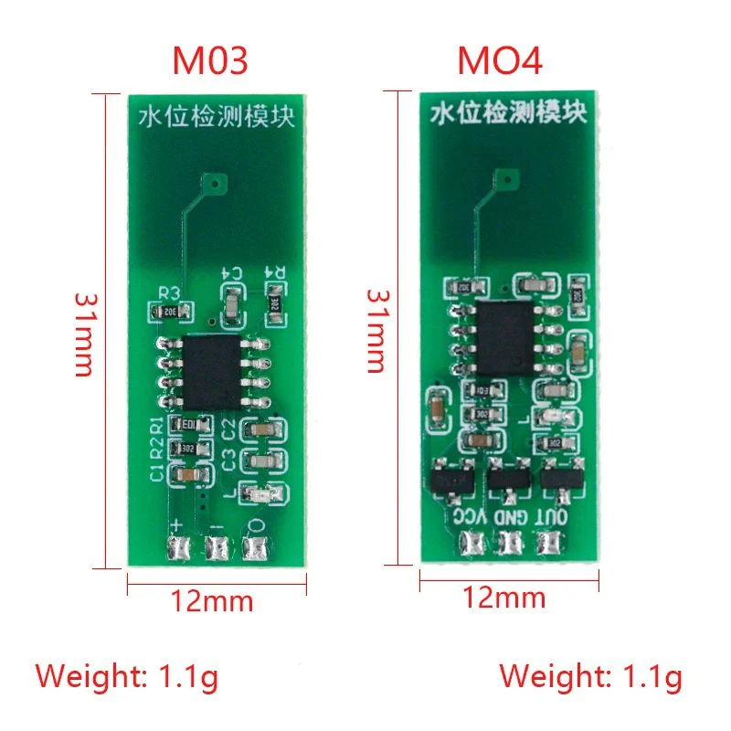 M03 M04 Water Level Detection Module Sensor Green Non-contact Liquid Level Touch Switch Liquid Sensor