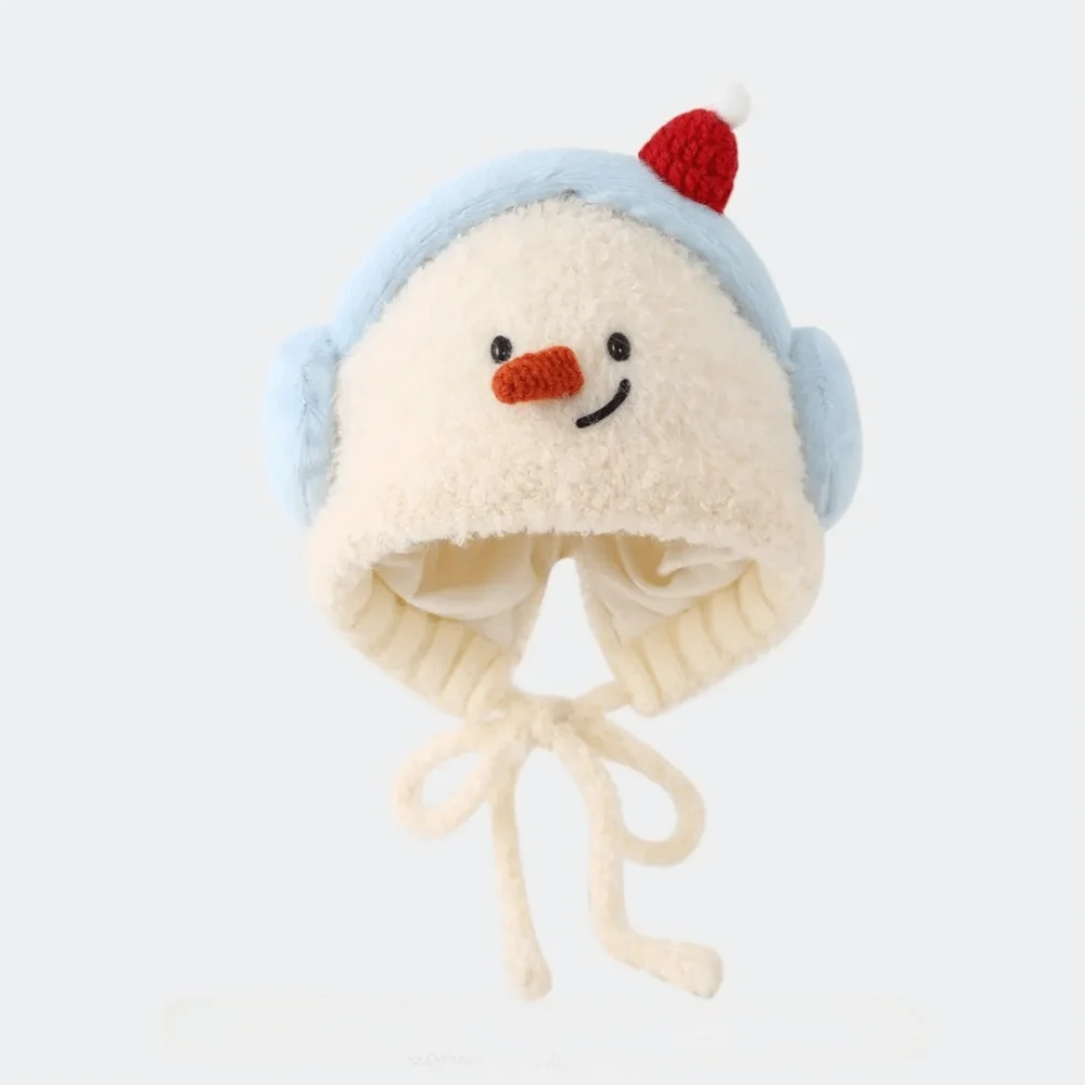 

Fashion Cute Cartoon Children Hat Cold Proof Thickned Ear Protection Hat Windproof Warm Hat Winter