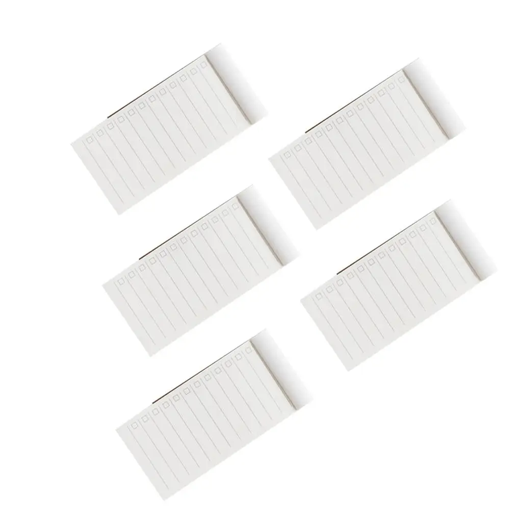 2X 5Pcs Sticky Note Pads Memo Pad Bookmark Paper Stickers Notepad Stationery