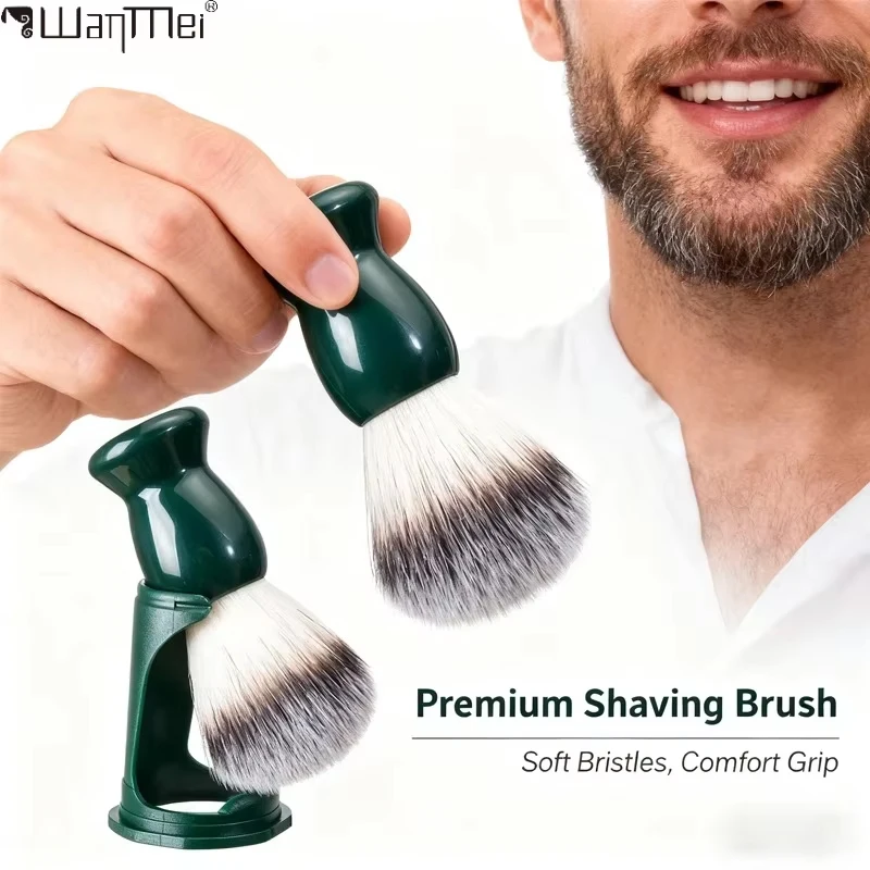 

Профессиональная кисть для бритья, мужская кисть для бритья с натуральной щетиной, для салонов и барбершопов, для чистки лица и бороды, инструмент для бритья