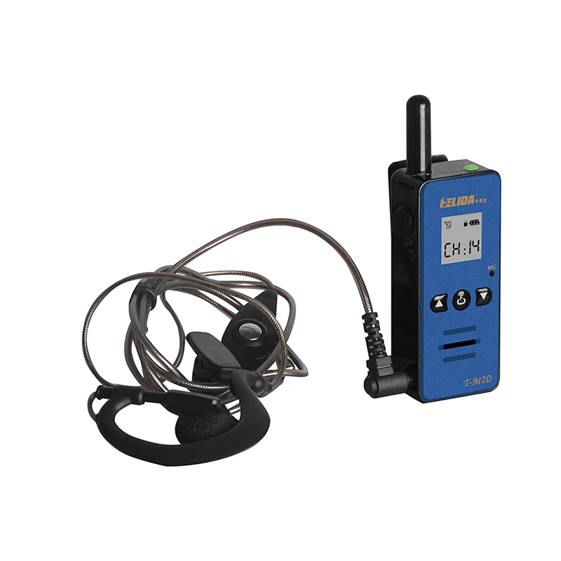 Helida-T-M2D Two Way Radio, FRS, GMRS, UHF, 400-520MHz, 2W, Super Mini, TALKIE, 1 Pc