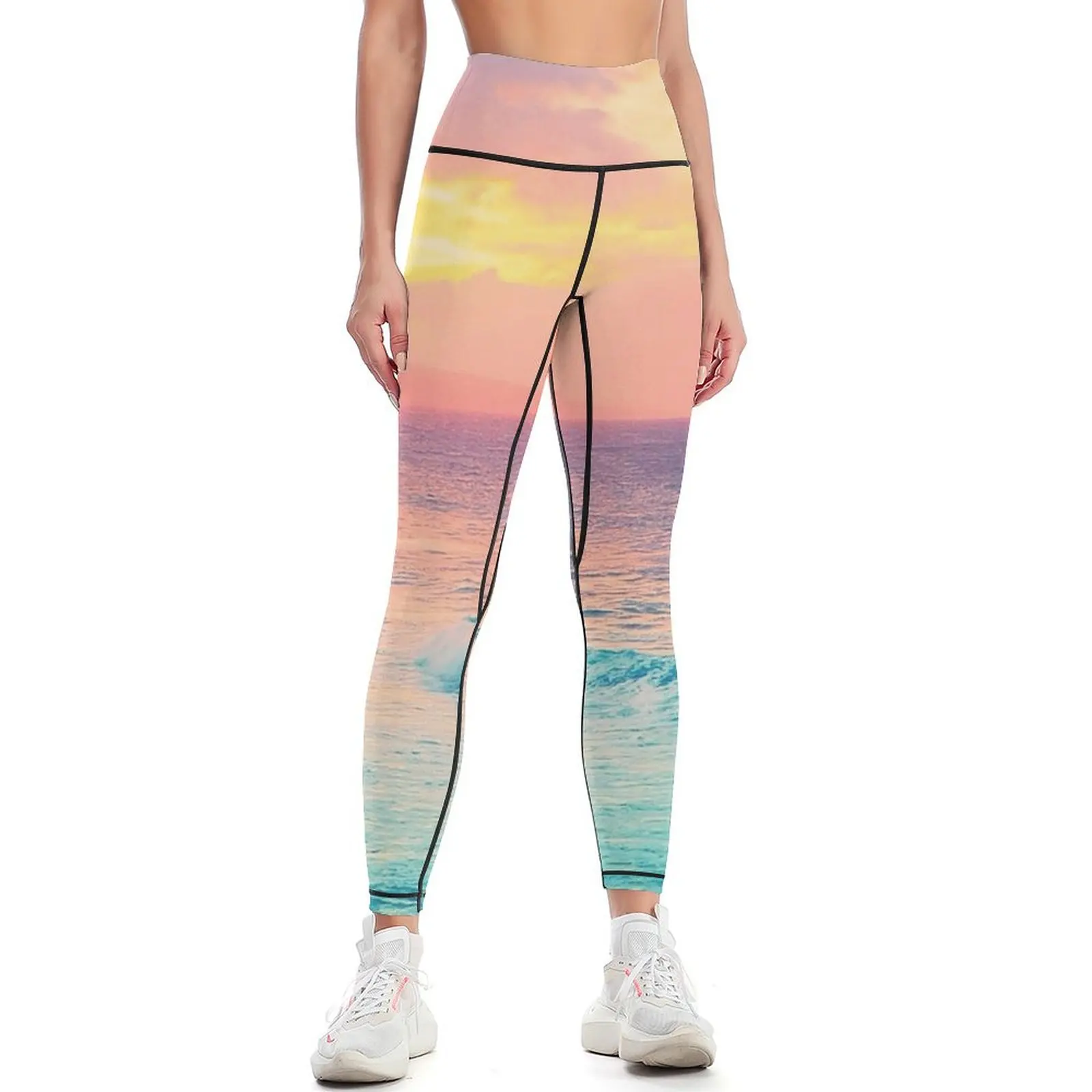 

Hookipa Surf Sunset Leggings Jogger pants sporty woman gym sporty woman push up Womens Leggings