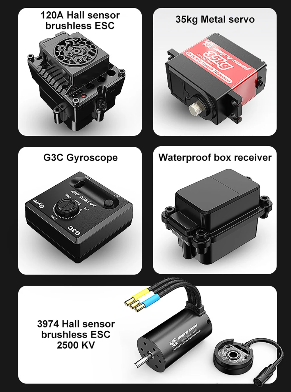 سيارة HYPER GO MJX 7303 1/7 RC 4WD بدون أحمر الخدود وجهاز تحكم عن بعد عالي السرعة الانجراف خارج التحميل RC سيارة للهدايا