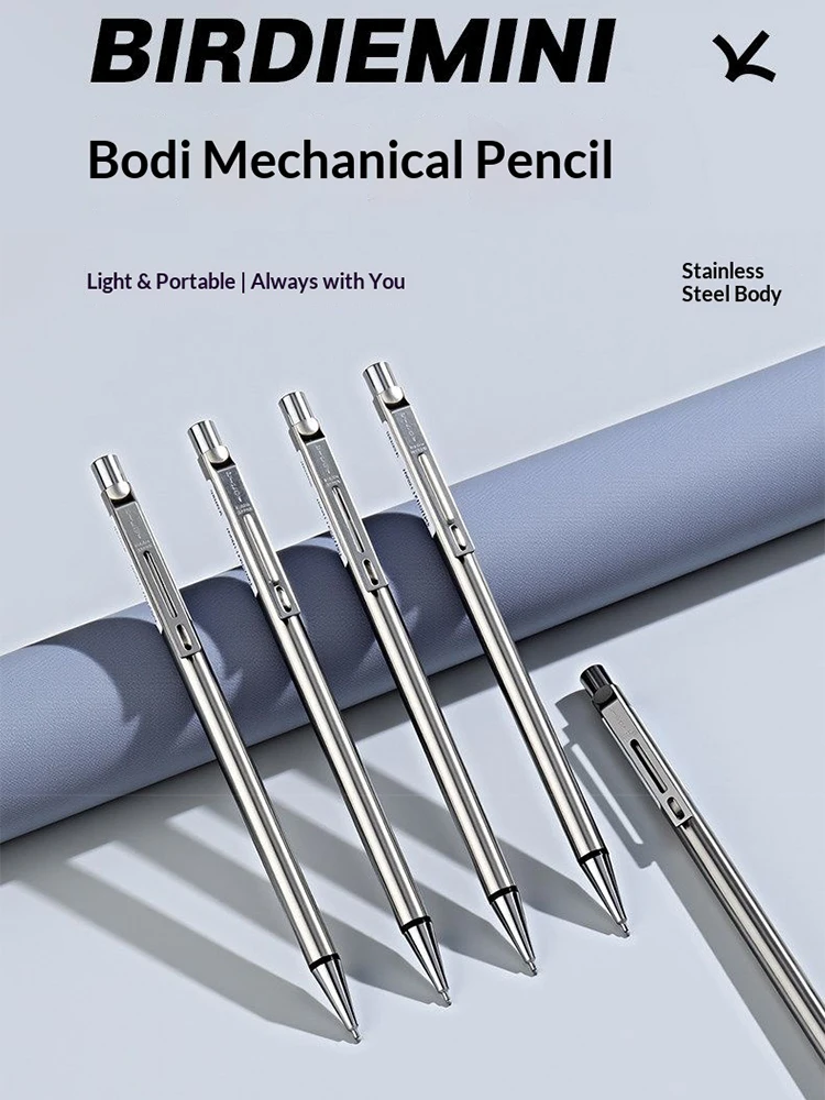 PILOT BIRDIE MINI Ołówek Automatyczny 0.5mm Precyzyjna Końcówka Ze Stali Nierdzewnej Ultralekki Korpus Do Pisania/Szkicowania/Konturowania Narzędzia Kieszonkowe — zdjęcie produktu 7