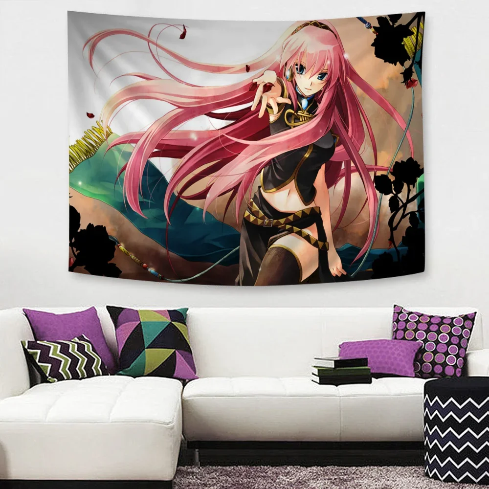 

Megurine Luka Chart Tapestry for Living Room Home Dorm Decor Art Home Decor room decor aesthetic tapestry 180X320CM