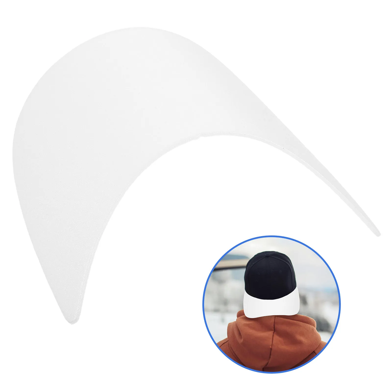 

2 шт. Сменные пластиковые вставки для козырьков бейсболок с широкими полями, легкие, для защиты от солнца