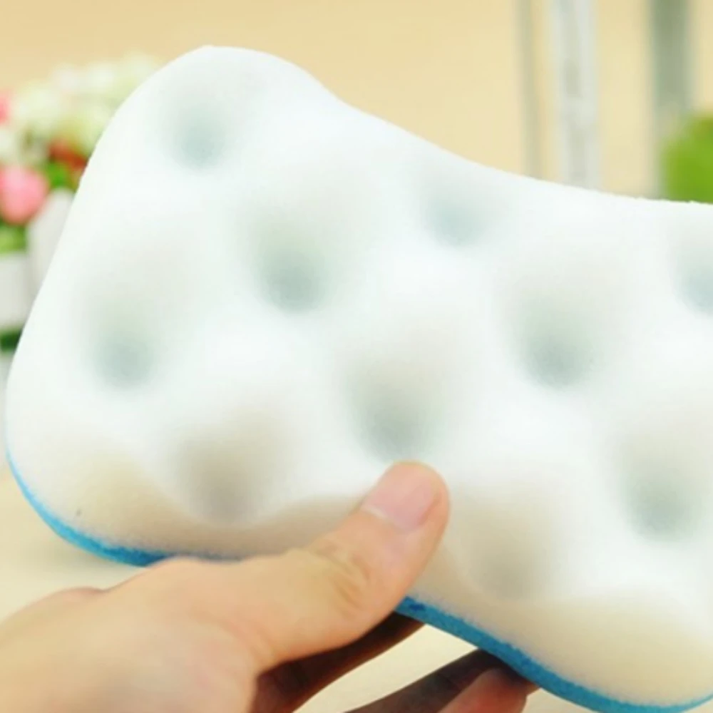 1pc Soft Bath Sponge Massager Relax Exfoliating Shower Ball Comfortable Body Scrubber Skin Care Bathing Accessories