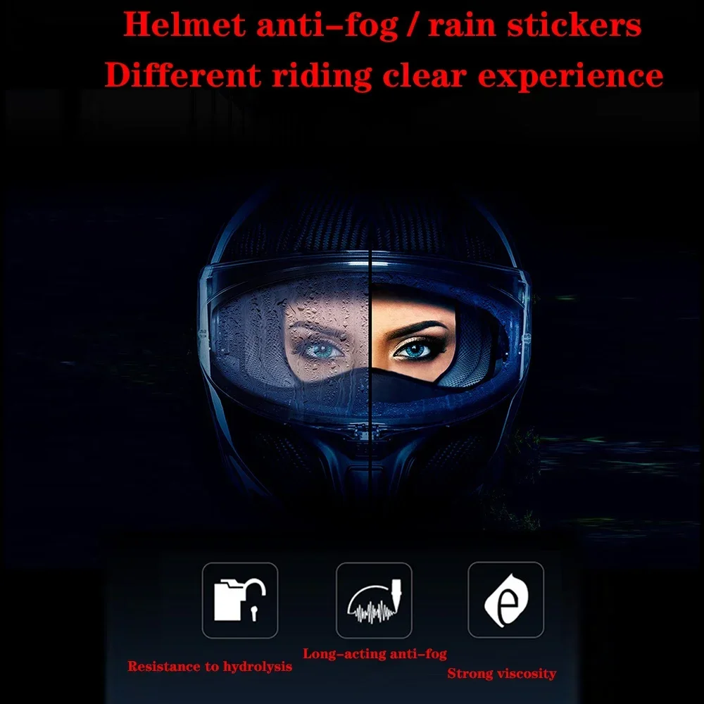 Motorcycle Helmet Visor Film Anti Fog for SHOEI X14 Z7 Z8 X12 GT AIR II J-Cruise II J-Force4 Helmet Accessories Lens Film