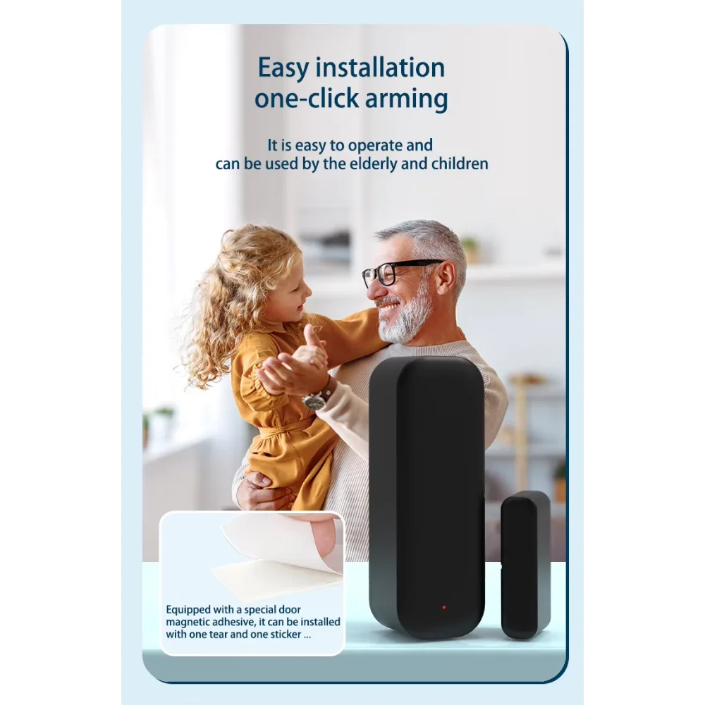 Remote Control Compatible with Alexa Tuya Zigbee 3.0 Door Sensor Window Sensor Contact Sensor For Smart Home Smart Life APP