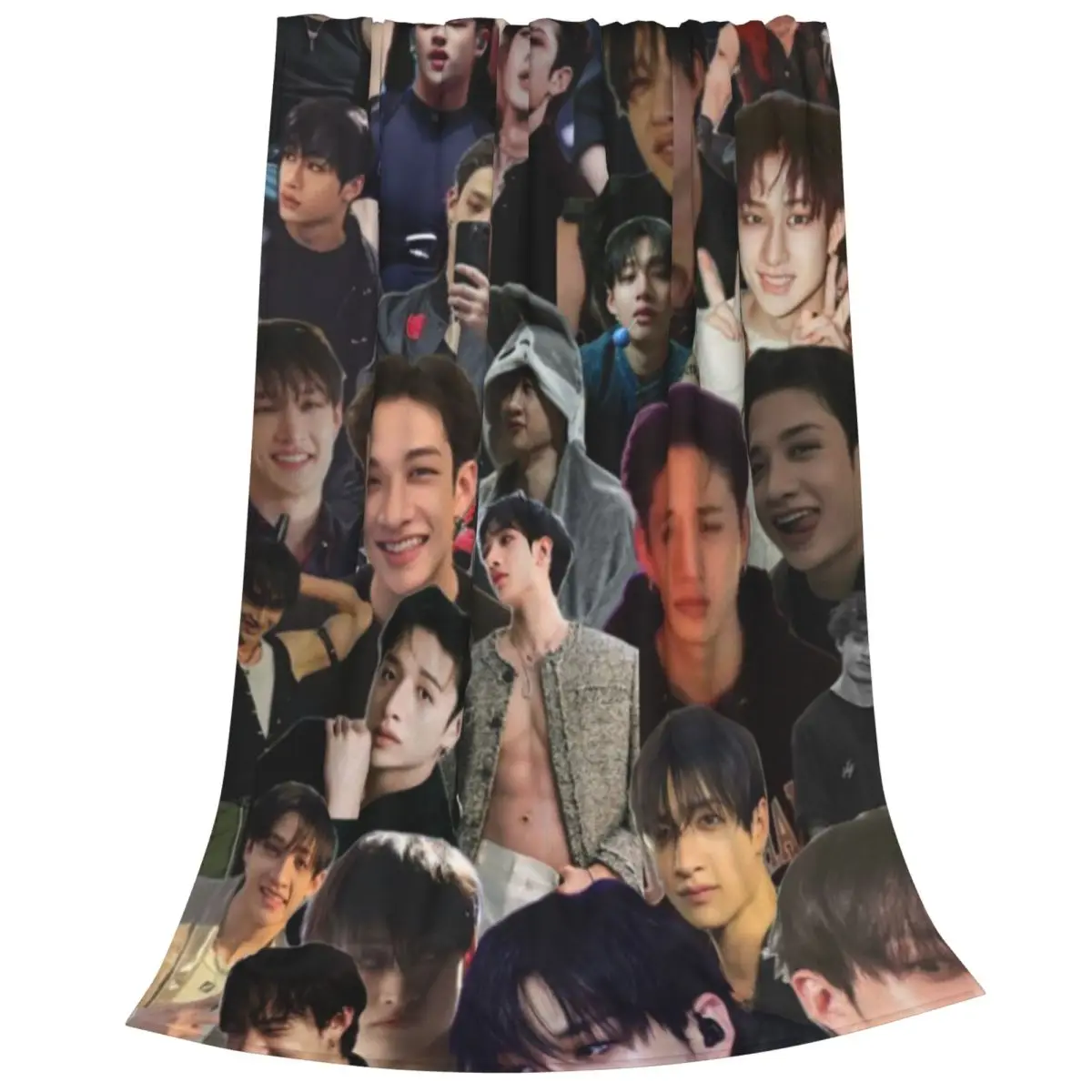 KPOP Bang Chan blankets Warm Flange blankets Soft and comfortable blanket picnic blanket birthday gift