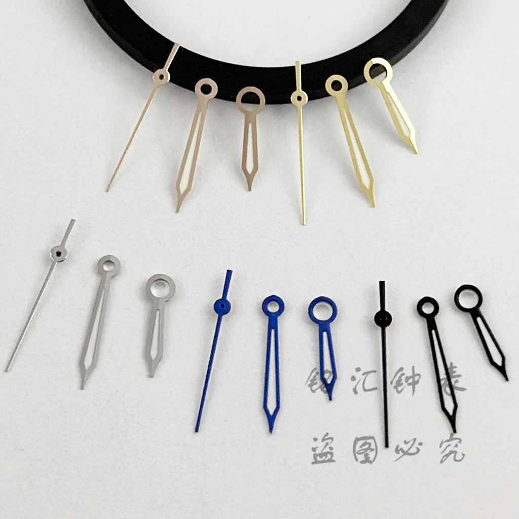 Santos Hands Watch Accessories For Santos Modification Parts Watches Needles Luminous For NH34 NH35 4R35 NH36 4R36 7002 Movement
