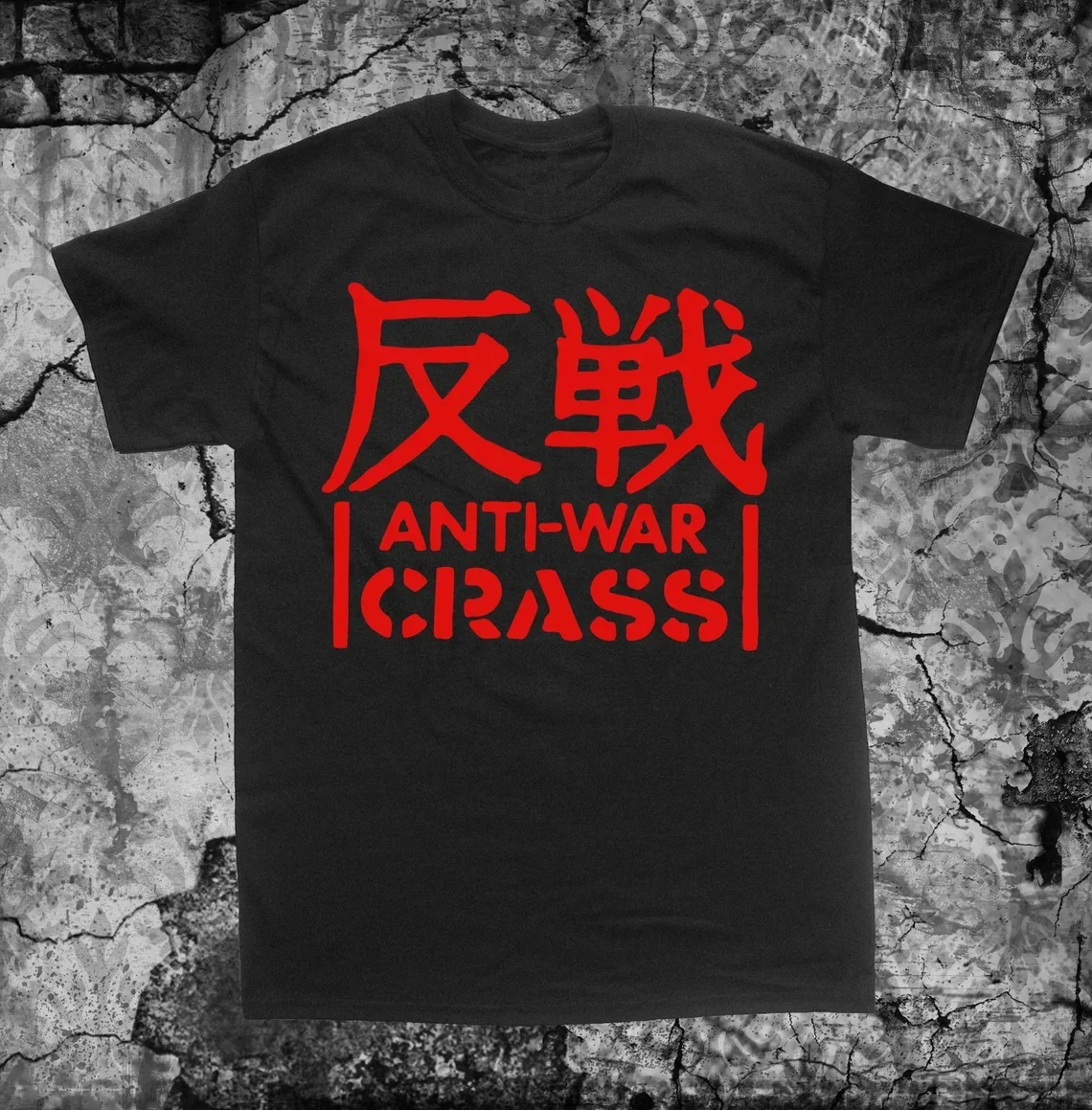 

Crass Anti War Shirt Crust Anarcho Punk Rudimentary Peni Amebix Disorder Subhumans Dirt of Filth 100% Cotton Plus Size Tops