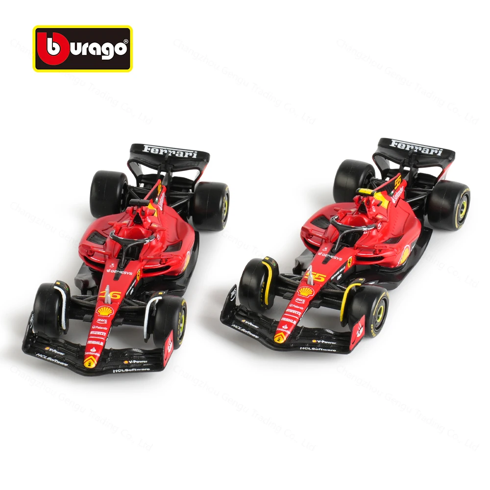 Bburago 1:43 2023 Ferrari SF23 Monza F1 Formula Racing Car Static Simulation Diecast Alloy Model Car