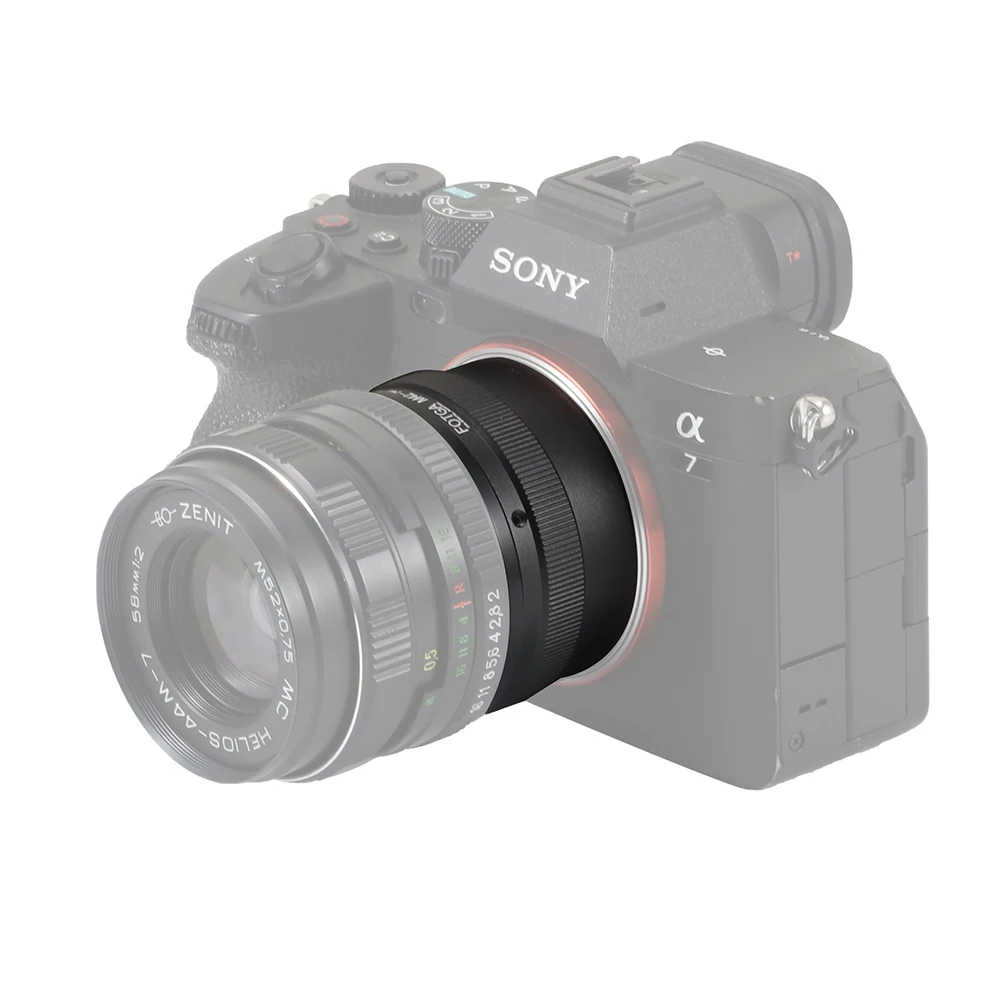 Переходное кольцо FOTGA M42 42 мм для объектива Sony E-Mount NEX-7 6 5 A7 A7R II A6500 A6300 ZV-E1 ZV-E10 II Переходное кольцо с/без перегородки