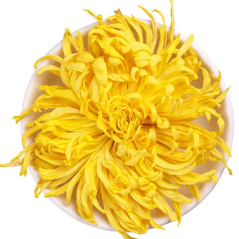 

100% Top Natural Golden Silk Royal Chrysanthemum Big Chrysanthemum Dried Flower Diy Handmade Aromatherapy Candle Ingredient