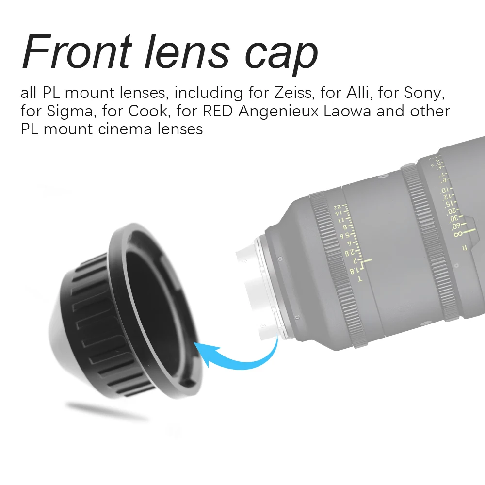 LinGo PL Interface Back Rear Lens Cap Anti Dust for Protection Cover for ARRI for SONY PL Mount Lens
