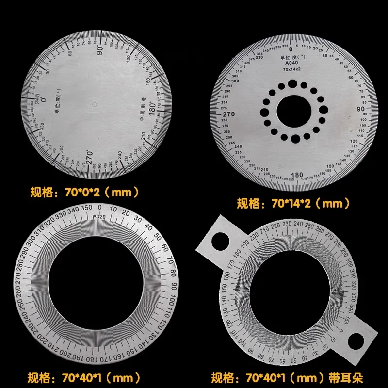 Dijital kadranlı paslanmaz çelik disk cetveli 70/1