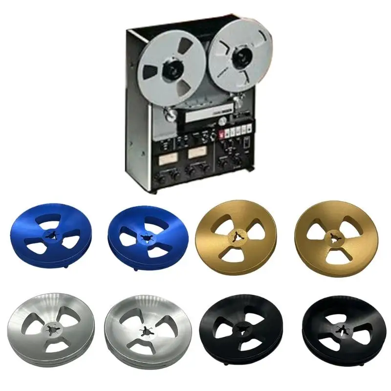 1Pair The Belt Presser Used In The Opener All Aluminum Alloy Oxidized Material 1/4 Inch Metal Base Reel Tape Recorder