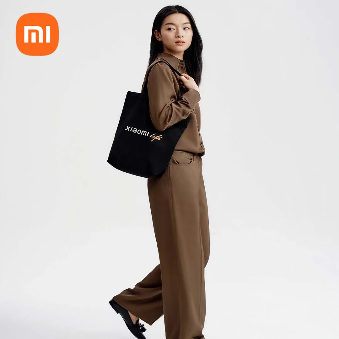 

Xiaomi mijia экологически чистая холщовая сумка, простая сумка большой вместимости для покупок и путешествий