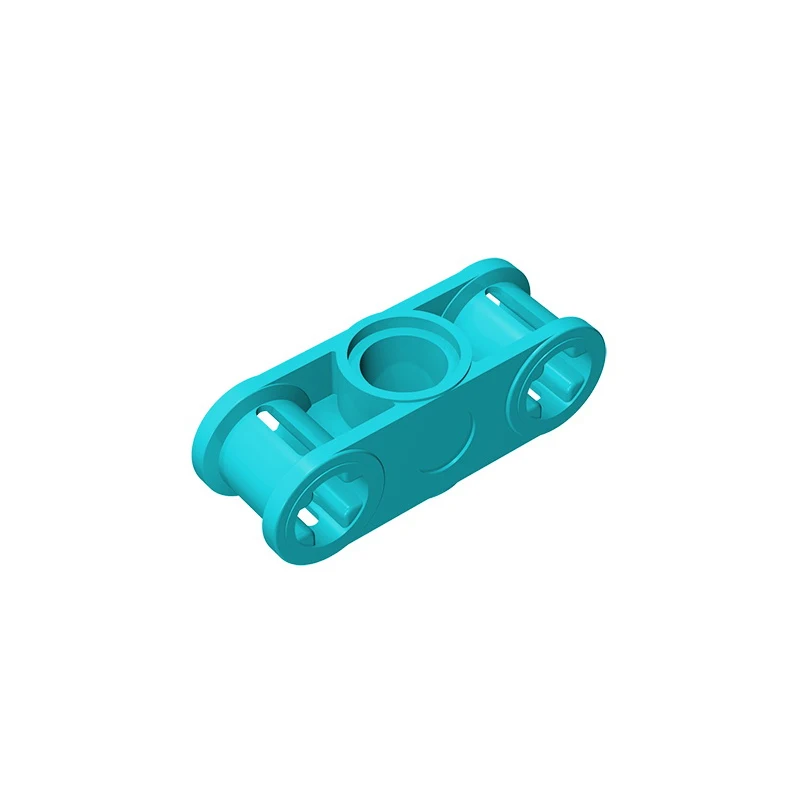 Gobricks GDS-935 Technical, Axle and Pin Connector Perpendicular 3L with Center Pin Hole compatible with lego 32184